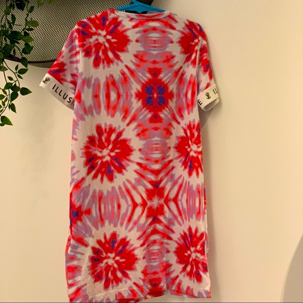 Illusive London Tie dye t-shirt dress- Size 7-8 - Picture 4 of 4